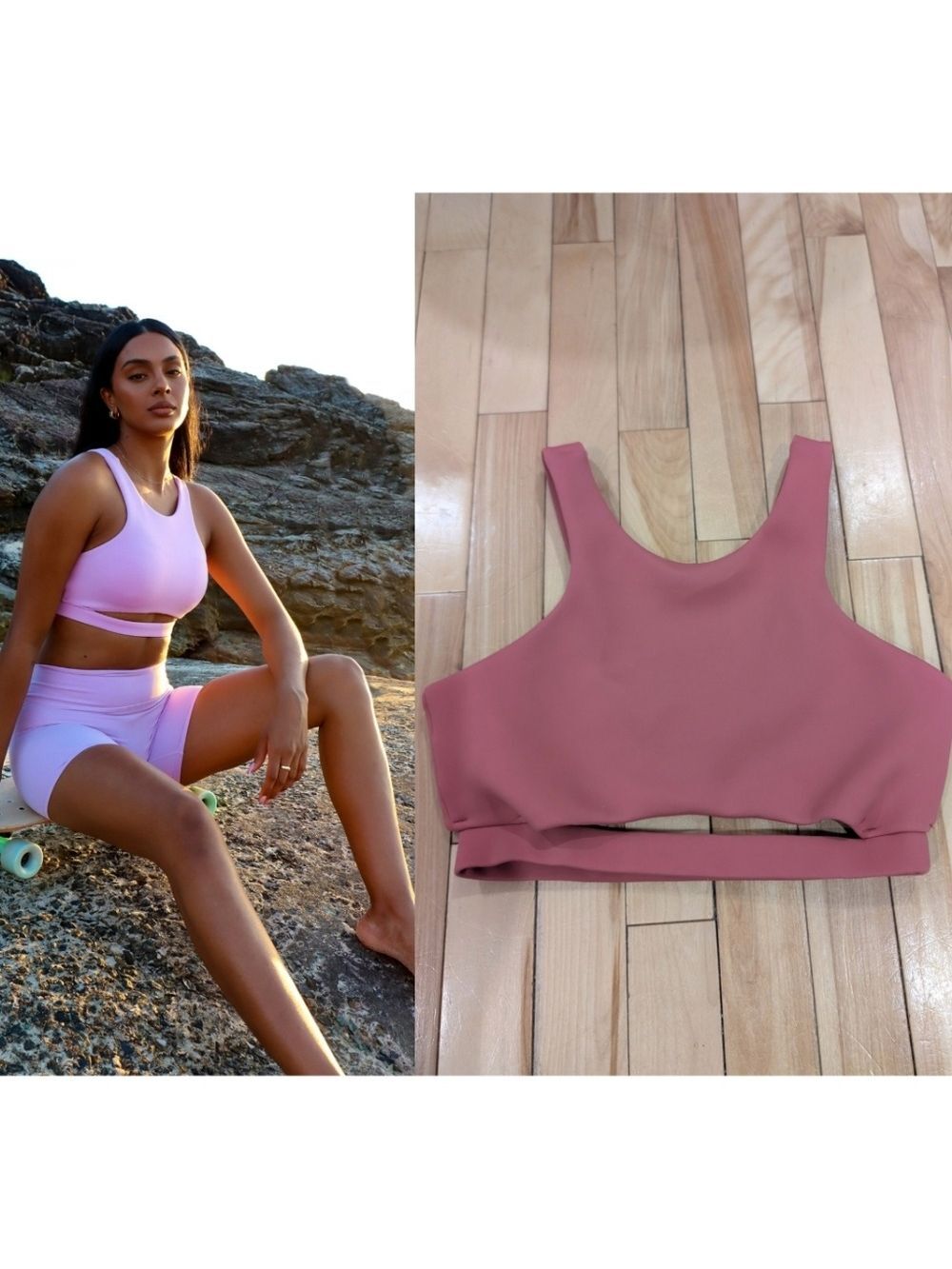 Cleo Harper | Coco Bralette In Rosewater